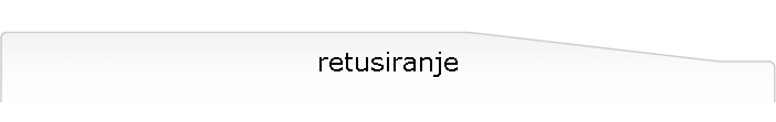 retusiranje